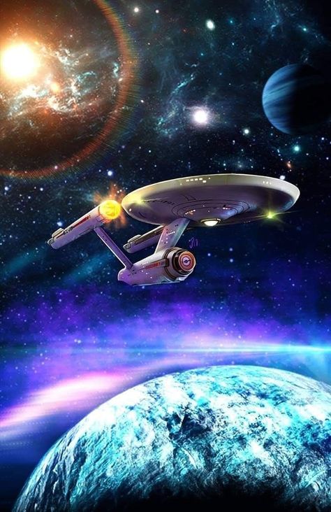 Star Trek Wallpaper Backgrounds, Star Trek Artwork, Star Trek Tv Series, Star Trek Crew, Star Trek Wallpaper, Ncc 1701, Uss Enterprise Ncc 1701, Star Trek Ii, Starfleet Ships