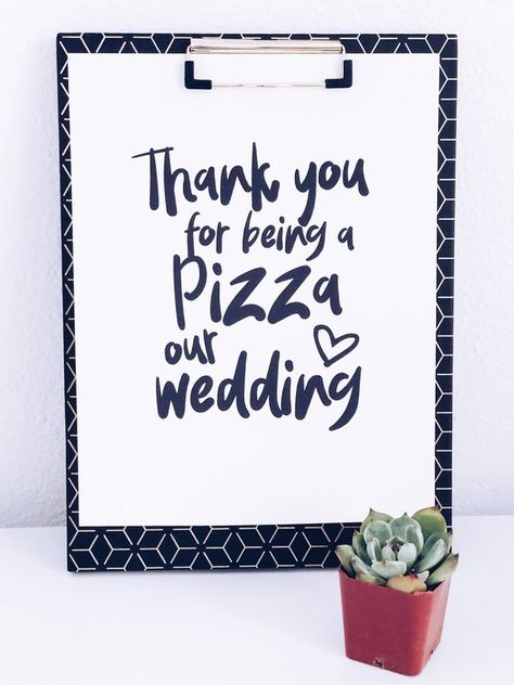 Thank you for being a Pizza our Wedding Sign - Pizza Sign - Pizza Party - Rehearsal Dinner, Printable - Digital File Only $1.00 Pizza Party Rehearsal Dinner, Pizza Sign, Dinner Decoration, Pizza Party, A Pizza, Wedding Sign, Rehearsal Dinner, Rehearsal Dinners, Instant Download Printable