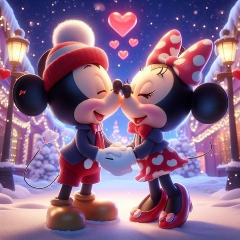 Mickey Mouse Background, Happy Kiss Day, Mickey Mouse Wallpaper Iphone, Mickey And Minnie Love, Cute Owls Wallpaper, Mickey Mouse Images, Minnie Mouse Images, Mouse Wallpaper, Minnie Mouse Pictures