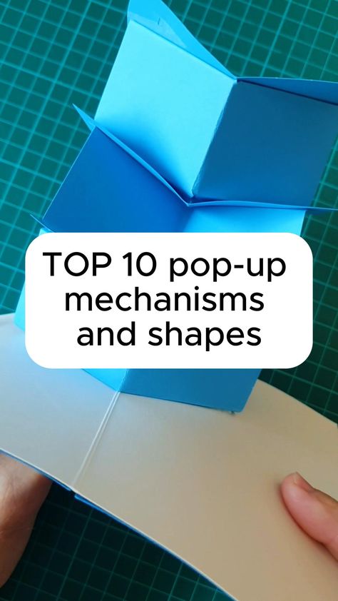 Which one is your favorite? This is my personal top 10 based on everything I learned about pop-ups so far. It is a bit chaotic but I hope it can inspire you anyway. Pop Up Book Mechanisms, Pop Up Diy Tutorials, Pop Up Book Art, How To Make A Popup Card, Pop Up Pages Diy, Pop Up Techniques, Pop Up Ideas Design, Diy Pop Up Book Tutorials, Pop Up Book Ideas Tutorials