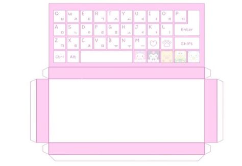 Sanrio Keyboard, Printable Diy Crafts, Paper Doll Printable Templates, Hello Kitty Crafts, Paper Dolls Diy, Dolls Diy, Paper Toys Template, Papercraft Printable, Cool Paper Crafts