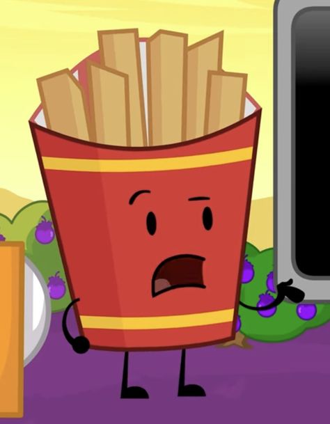 Bfb Fries, Fries Bfdi, Bfdi Characters, Am Bored, Color Coding, Favorite Character, Quick Saves