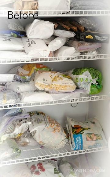 how to create a gorgeous looking totally organized upright freezer, appliances, how to, organizing, storage ideas Organizing Freezer Upright, Deep Freezer Organization, Freezer Storage Organization, Chest Freezer Organization, Organizing Storage, Freezer Organization, Create Labels, Freezer Storage, Upright Freezer