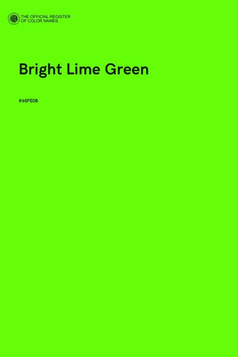 Bright Lime Green - Color Name of Hex #65FE08 Green Color Names, Pantone Colour Palettes, Color Script, Green Palette, Instagram Branding, Color Images, Green Colour Palette, Color Palette Design, Color Analysis