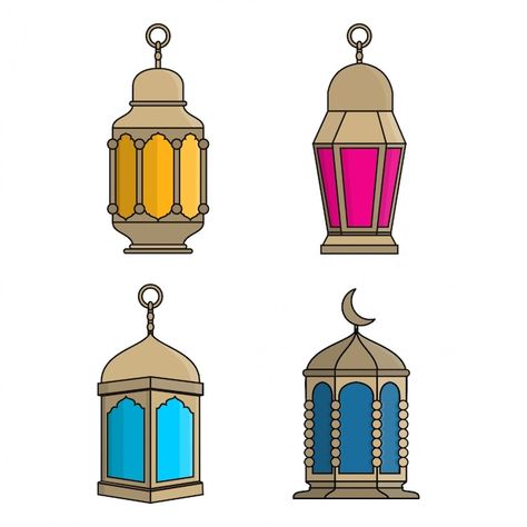 Islamic Lamp, Ramadan Lanterns, Lantern Drawing, Islamic Lantern, About Ramadan, Ramadan Lantern, Premium Vector, Ramadan, Graphic Resources