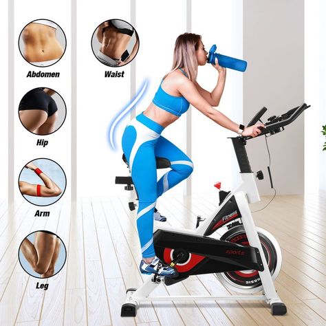 Adjustable Belt Drive Phone Holder LCD Monitor #fitnessgirl #exercisebike #spinbike #stationary #bicycle #workout #homegym #cycling #cardioworkout #phoneholder Stationary Bicycle, Exercise Cardio, Spin Bike, Bicycle Workout, Spinning Workout, Home Gym Exercises, Spin Bikes, Indoor Cycling, Gym Exercise