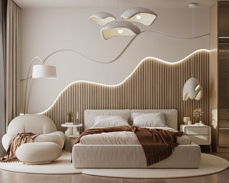 BEDROOM :: Behance Bedroom Wall Designs, Headboard Wall, Bedroom Decor Design, Headboard Designs, Bedroom Headboard, Bedroom Furniture Design, Bedroom Refresh, Bed Frames, Master Bedrooms Decor