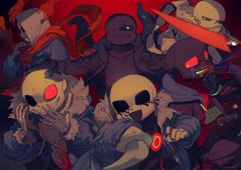 Bad Guys Sans, Dust Sans, Sans E Frisk, Ut Art, Killer Sans, Bad Sanses, Horror Sans, Nightmare Sans, Error Sans