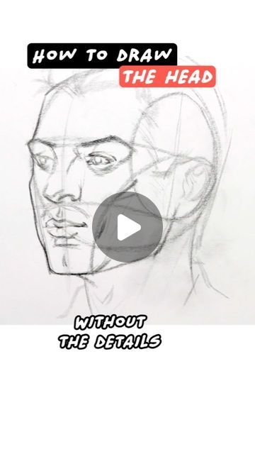 Loomis Method Head Angles, Proko Anatomy, Loomis Method Head, Portrait Techniques, The Loomis Method, Loomis Method, Drawing Proportions, Head Angles, Head Anatomy