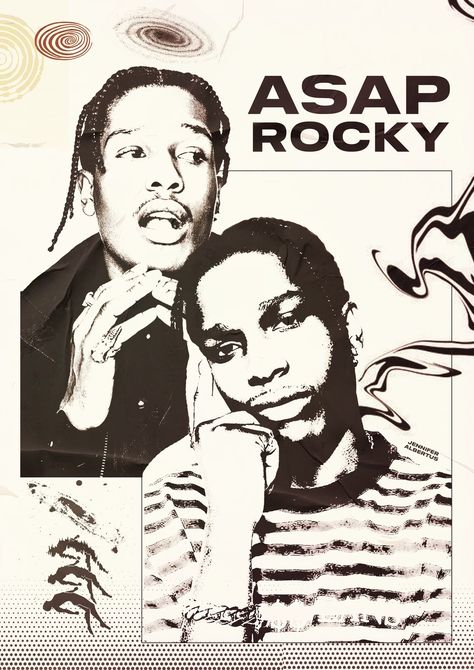 Photo Wall Collage Music Artists, Asap Rocky Poster Vintage, Asap Rocky Design, Asap Rocky Aesthetic Poster, Asap Rocky Poster Room, Asap Rocky Poster Print, Asap Rocky Graphic Design, Music Artist Poster Prints, Music Prints Posters