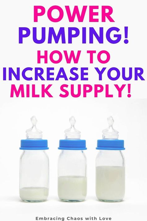 Why Power Pump? Power pumping can be a great way to increase your milk supply when you notice a decrease or if demand goes up. Find out when and how to power pump for best results, even if you are still nursing. #powerpumping #baby #postpartum #exclusivepumping #breastmilk Power Pumping, Storing Breastmilk, Power Pump, Pumping Tips, Pumping Schedule, Newborn Schedule, Exclusively Pumping, Increase Milk Supply, Milk Production