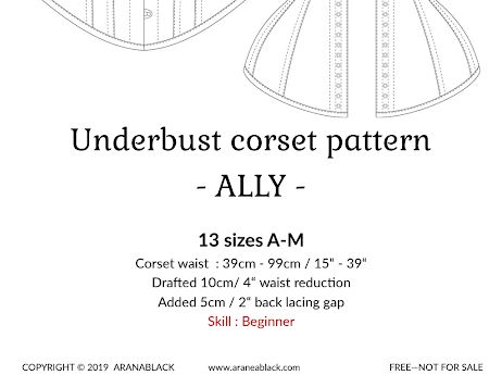 ARANEA BLACK PATTERNS +TUTORIALS - Google Drive Free Corset Pattern Pdf, Free Corset Pattern Download, Aranea Black Corset, Nava Rose Corset Pattern, Mood Corset Pattern, Underbust Corset Pattern, Sewing Bustier Corset Tutorial, Corset Pattern, Underbust Corset