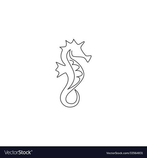 Line Art Sea Animals, Sea Line Drawing, Marine Logo, Marines Logo, Animal Mascot, Logo Identity, Single Line Drawing, Everyday Quotes, Continuous Line Drawing