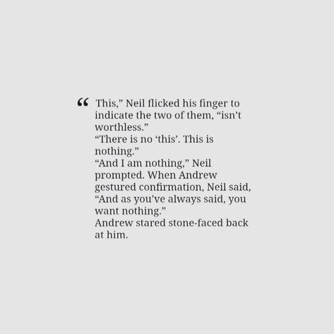 Neil And Andrew Quotes, Neil Josten Quotes, The Foxhole Court Quotes, Andreil Quotes, All For The Game Quotes, All For The Game Aesthetic, All For The Game Wallpaper, Mlm Books, Aftg Quotes