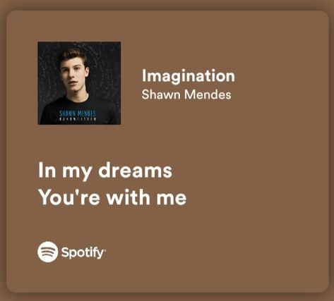 Shawn Mendes
Imagination
Music
Spotify
Songs
Lyrics Imagination Shawn Mendes, Shawn Mendes Music, Shawn Mendes, Incoming Call Screenshot, Music