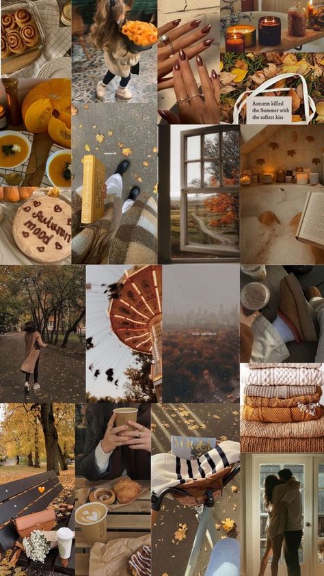 October Mood Board Aesthetic, September Aesthetic Month, September Wallpaper Iphone, Romanticising Autumn, November Mood Board, September Mood Board, October Mood Board, Autumn Mood Board, September Moodboard