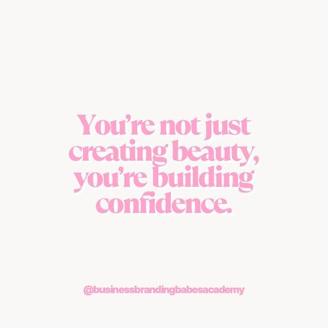 Shout out to all the BABES in beauty for choosing a career that makes Women feel CONFIDENT 👑 - You are the real QUEENS 🌸 Tag your beautician below & let them know how much you appreciate them 🫶🏻 🔐 salon community, lash technician, nail art, hairdressers of instagram, make-up artist, aesthetics practitioner, body contouring, brow lamination, esthetician, facial, skincare, quote of the day, beauty quotes Beauty Therapist Quotes, Esthetician Captions For Instagram, Facial Quotes Skincare, Brow Lamination Quotes, Cosmetologist Quotes, Spa Day Quotes, Aesthetician Quotes, Esthetician Quotes Inspiration, Esthetician Motivation