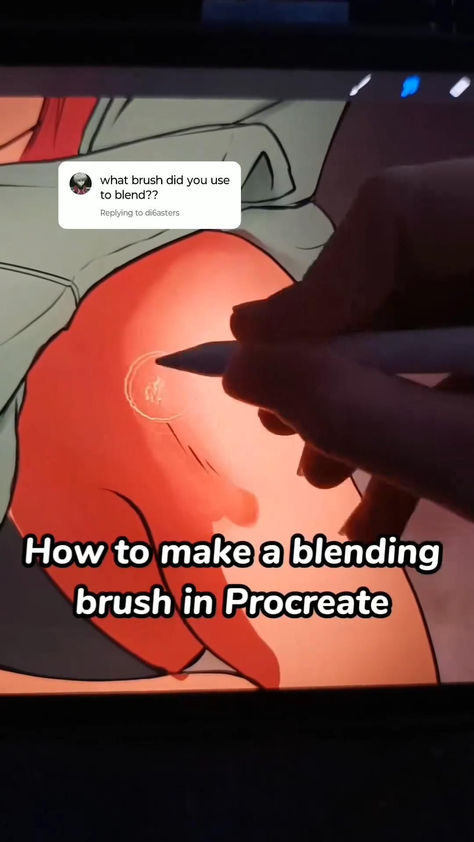 Learn how to create a custom blending brush in Procreate with this easy-to-follow tutorial. #procreate #tutorial . #Free_Blending_Brushes_For_Procreate #Procreate_Brush_Design #How_To_Shade_Shadows #Painted_Digital_Art Blending In Procreate, How To Blend Procreate, Coloring On Procreate, Free Blending Brushes For Procreate, Best Brushes For Procreate, Making Procreate Brushes, How To Create Brushes In Procreate, How To Make A Procreate Brush, Procreate Shading Tips