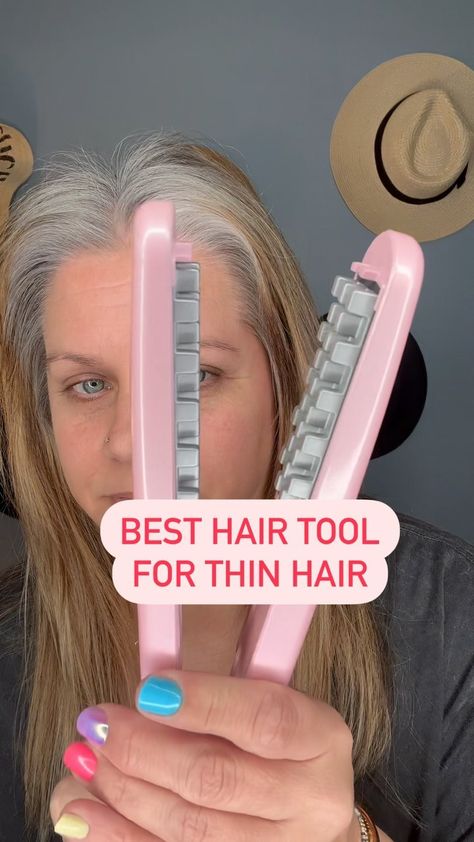 tousledandtangled on Instagram: I share this tool alot because thats how much I love this tool and use it all the time!! ⁣ ⁣ ⁣ It gives the volume your flat hair needs,… Hair Styling Tools, Hair Braiding Tool, Teased Hair, Flat Hair, Hair Styler, Bed Head, Styling Tools, Hair Tools, Hair Videos