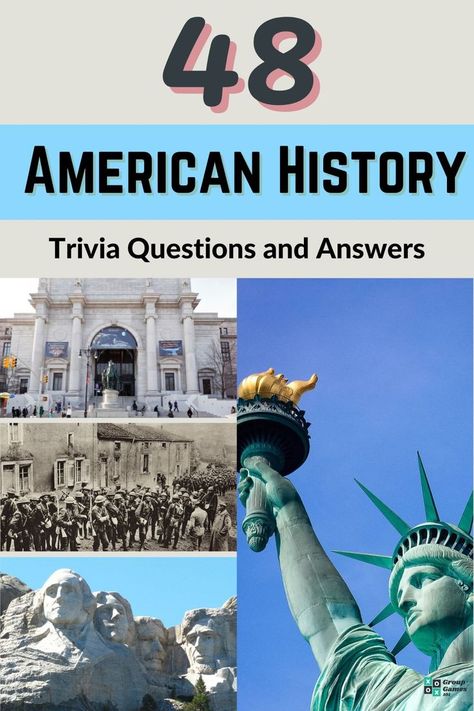 48 American History Trivia Questions and Answers History Trivia Questions And Answers, Indoor Game Ideas, Family Indoor Games, History Trivia Questions, Indoor Games For Adults, Family Games Indoor, Games Indoor, Games Family, American Games