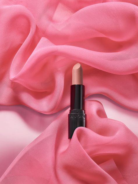 Avon Lipstick on Behance Pink Photoshoot, Lipstick Ad, Avon Lipstick, Creative Advertising Photography, Fragrance Photography, Givenchy Beauty, Food Art Photography, Lipstick Designs, Makeup Photo