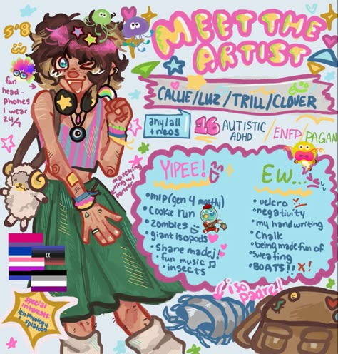 Meet The Artist Ideas, Meet The Artist Template, Meet The Artist Drawing, Meet The Oc, About The Artist, Swag Art, Cute Little Drawings, Oui Oui, Cute Art Styles