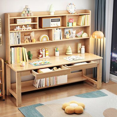 Kids Study Table Ideas, Kids Corner Desk, Kids Desk Ideas, Playroom Desk, Study Table For Kids, Kids Writing Desk, Child Desk, Toddler Desk, Study Room Kids