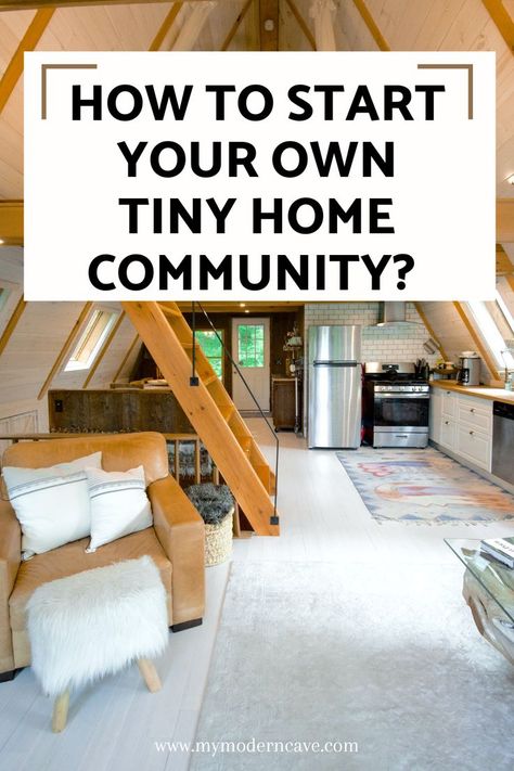 "Create Your Own Tiny Home Community! Here's How" Small House Communities, Tiny Home Community, Pocket Neighborhood, Simplify Life, Tiny House Community, Minimal Living, Community Living, Full Picture, Home Basics