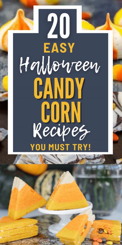 Candy Corn Recipes, Candy Corn Recipe, Treat Bags Halloween, How To Make Candy, Themed Snacks, Diy Halloween Treats, Jello Desserts, Halloween Cans, Halloween Candy Corn