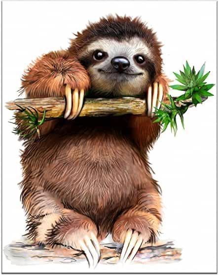 Sloth Pictures, Sloth Drawing, Sloth Tattoo, Art Houses, Armband Tattoos, Sloth Art, Mom Tattoo Designs, Australia Animals, Wooden Canvas