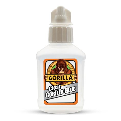 Clear Gorilla Glue | Gorilla Glue Outdoor Kit, Waterproof Glue, Clear Liquids, Gorilla Glue, Clear Glue, Construction Adhesive, White Glue, Container Size, Wood Stone