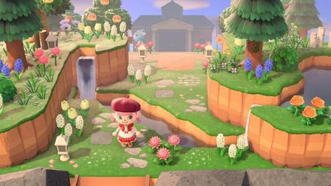 Animal Crossing Entrance Ideas, Animal Crossing Entrance, Airport Ideas, Resident Services, Ac Ideas, Acnh Inspiration, Acnh Cottagecore, Animal Crossing 3ds, Animals Crossing