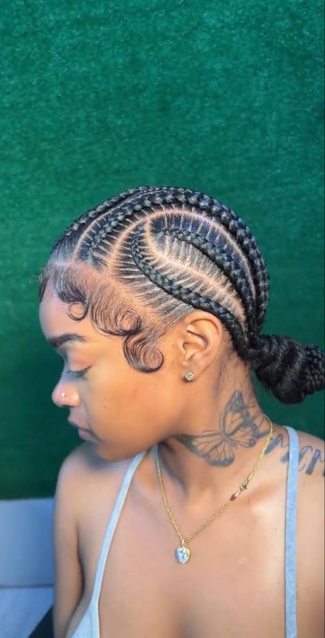 Cute Box Braids, Braided Hairstyles For Black Women Cornrows, Black Ponytail Hairstyles, Feed In Braids Hairstyles, Cute Box Braids Hairstyles, Braided Hairstyles For Teens, Quick Braided Hairstyles, Protective Hairstyles Braids, Feed In Braid