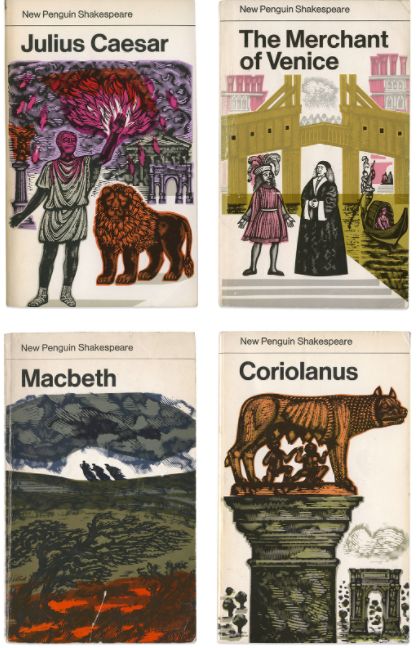 David Gentleman’s illustrations for New Penguin Shakespeare books https://maraid.co.uk/blog/2016/04/david-gentlemans-illustrations-for-shakespeare-penguin-books/ David Gentleman, Julius Caesar, Record Sleeves, Penguin Books, Film Posters, Book Publishing, Penguins, Gentleman, Moose Art