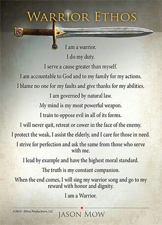 7 5 3 Code Of A Warrior, One Man Army Quotes, Knights Code, Knight Tattoos, Archaeology Aesthetic, Warrior Ethos, Coyote Animal, Usmc Mom, Warrior Mindset