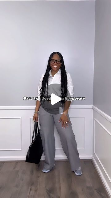 Dr. Court ✨ on Instagram: "What I wore to work today, business casual ootd. Part 2/7 of the Jordan’s in corporate series.

I love a good series but I didn’t realize how much I do not wear my Jordan’s anymore. Honestly, I went through my collection this weekend and donated about 10 pair. I typically do this every season so it was right on time. 

To know me is to know Jordan 11s, 3s and 1s are my favorite silhouettes. This is my second pair of cool gray 11s and I am not as hard on them as I was years ago lol.

Outfit deets:
Pants: @topshop 
Button Down: @jcpenney 
Sneakers: @jumpman23 
Tote: @longchamp 

#getdressedwithme #businesscasualoutfit #jordan11s #workwearinspiration #whatiworetowork" Jordan 11s, Casual Ootd, Fashion Business Casual, Work Today, I Love A, Best Series, Business Casual Outfits, My Collection, What I Wore