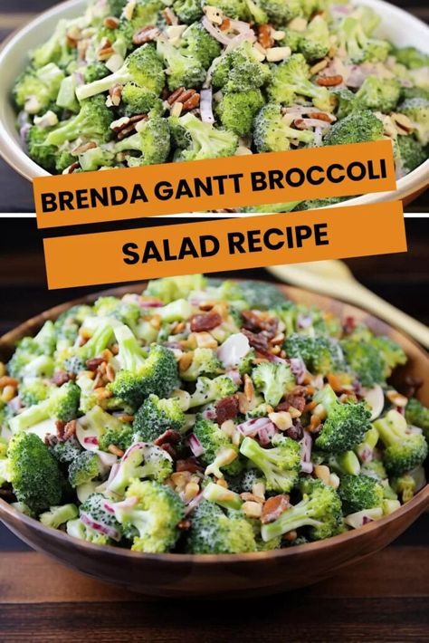 Brenda Gantt Broccoli Salad Recipe – Hungarian Chef Brenda Gantt Dressing Recipe, Golden Broccoli Casserole By Brenda Gantt, Broccoli Salad Recipe Healthy, Blanched Broccoli Salad, Brenda Gantt Fried Green Tomatoes, Brenda Gantt Recipes, Brenda Gantt Brownies, Best Broccoli Salad Recipe, Broccoli Dishes