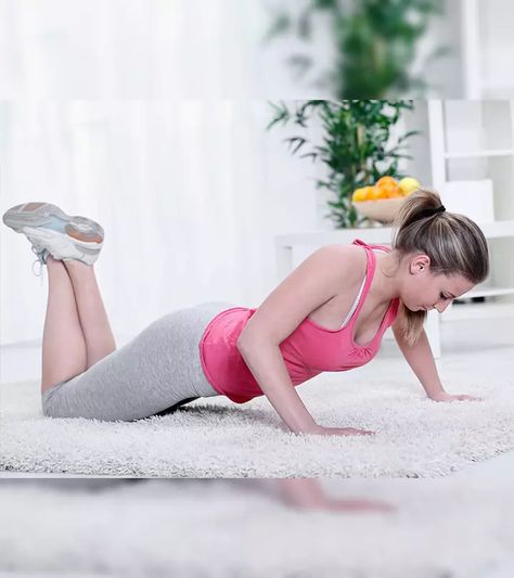 10 Best Types Of Push-Ups For Women And Their Benefits Brain Gym Exercises, Increase Height Exercise, Weight Gain Workout, Knee Strengthening Exercises, Bridge Workout, How To Strengthen Knees, Physical Therapy Exercises, Brain Gym, Eye Exercises