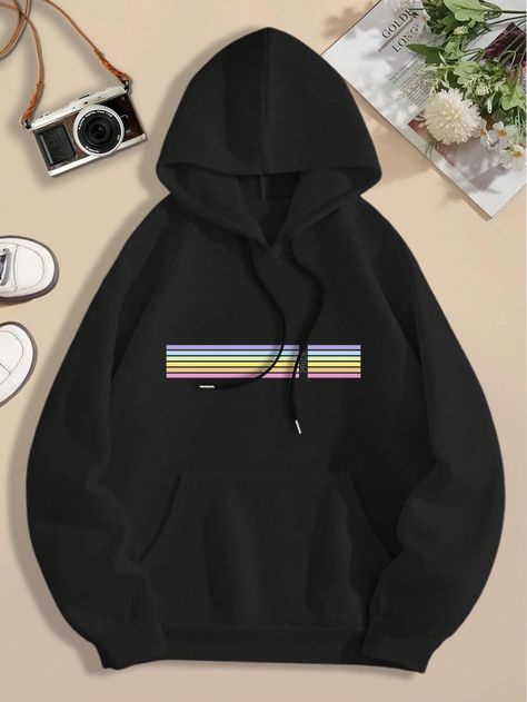 Pride Ladies Jacket T-Shirt LGBTQ+ Rainbow Apparel Gay Pride Clothing Lesbian Shirts LGBT Fashion Black Casual,Party  Long Sleeve Knitted Fabric Cartoon,Letter,Striped Pullovers Medium Stretch Winter Women Clothing, size features are:Bust: ,Length: ,Sleeve Length: Lesbian Shirts, Pride Clothing, Lgbtq Rainbow, Rainbow Outfit, Fashion Black, Gay Pride, Casual Party, Long Sleeve Knit, Winter Women