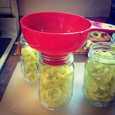 After 2 batches, I found the way I prefer to can banana pepper rings so they have a nice crunch to them (the first batch I tried were way to... Pepper Rings Canning, Cooking Lentils, Canning Hot Peppers, Canning Banana Peppers, Banana Pepper Rings, Recipes With Banana Peppers, Sweet Banana Peppers, Canning Peppers, Hot Banana Peppers