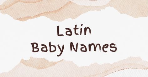 Check out our list of best Latin names or generate your own Latin boy or girl names via AI. Latin Baby Names, Baby Names Ideas, Names Generator, Latin Names, Names Ideas, Name Generator, Girl Names, Baby Names, Boy Or Girl