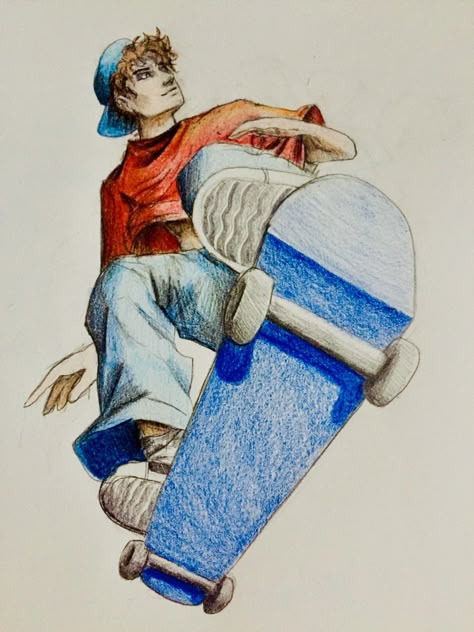 Skate Drawing Skateboards, Skater Boy Drawing, Skater Art Drawing, Skateboard Drawings, Skateboarding Drawing, Skate Sketch, Skater Drawing, Skating Drawing, Skate Drawing