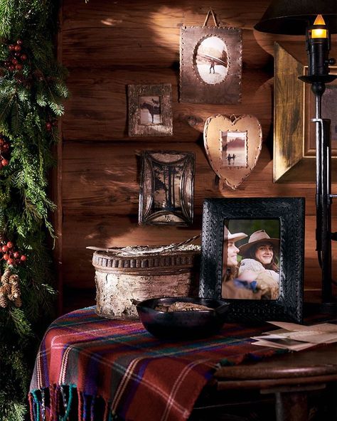 Ralph Lauren Home on Instagram: “Hand-crafted frames of yesterday and today perfectly mix new and treasured moments.” Ralph Lauren Cabin, Have A Blessed Christmas, A Blessed Christmas, Ralph Lauren Western, Cashmere Throw Blanket, Blessed Christmas, Southwestern Home Decor, French Country Rustic, Christmas Boards