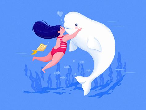 How To Draw A Beluga Whale, Beluga Whale Drawing, Beluga Whale Wallpaper, Beluga Whale Painting, Beluga Drawing, Beluga Whale Art, Beluga Whale Illustration, Beluga Characters, Beluga Illustration