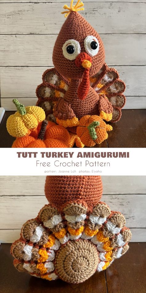 5 Best Amigurumi Turkey Toy Free Crochet Patterns Crocheted Turkey Pattern, Free Turkey Crochet Pattern, Free Crochet Turkey Pattern, Turkey Crochet Pattern Free, Crochet Turkey Pattern Free, Thanksgiving Crochet Patterns Free, Crocheted Turkey, Crochet Turkey Pattern, Turkey Crochet