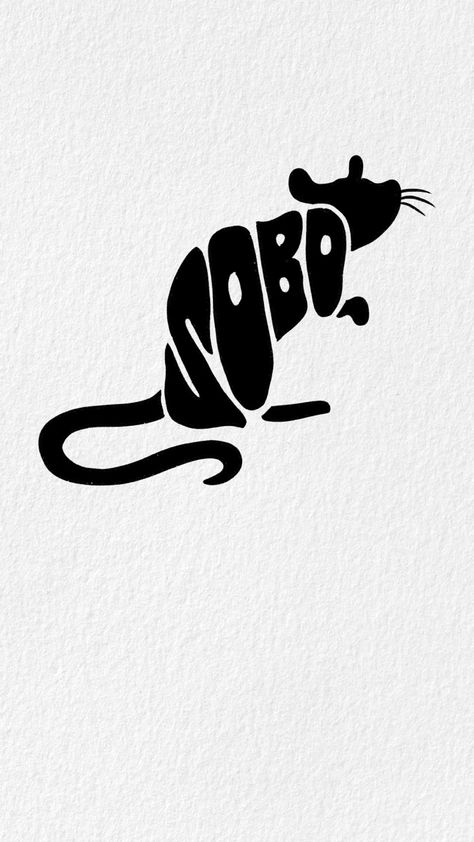 Rat Line Drawing, Rat Graphic Design, Rat Logo Design, Cartoon Rats Drawing, Rat Logo, Rat Cartoon, Rat Silhouette, Rat Illustration, Cartoon Rat