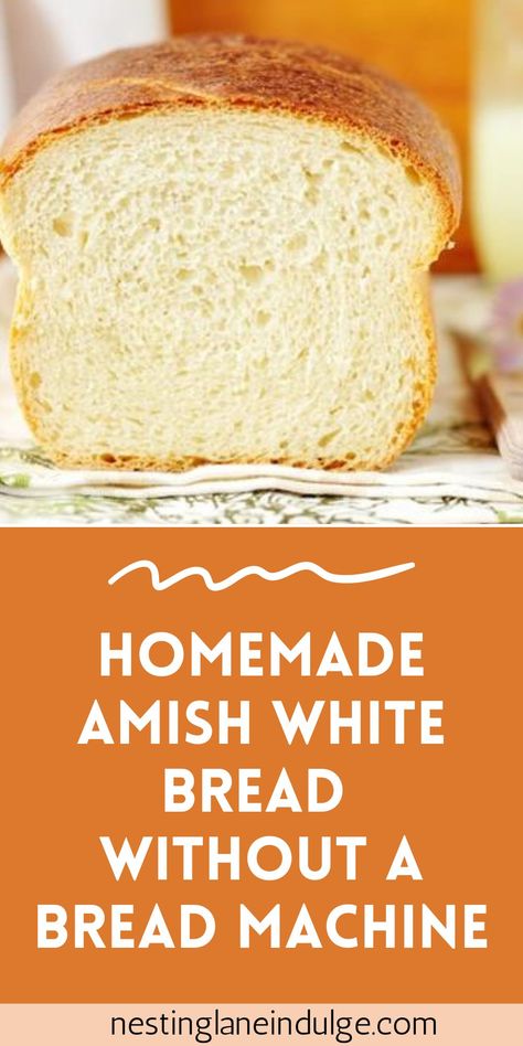 This easy Homemade Amish White Bread recipe brings the comforting taste of fresh-baked bread right into your kitchen. With just a few simple ingredients like water, sugar, yeast, oil, and flour, you can make soft, fluffy loaves without needing a bread machine. Perfect for sandwiches or as a side to any meal, this classic bread is great for dinner or a cozy breakfast treat. It's simple to prepare, and your house will smell amazing as it bakes. Try it today and enjoy fresh homemade bread anytime! White Flour Bread Recipe, Fluffy White Bread Recipe, Amish White Bread Recipe, Amish Sweet Bread Recipe, Amish White Bread, Amish Bread, Homemade White Bread, White Bread Recipe, Eating Fresh