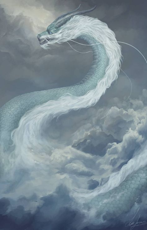 Asian Dragon Aesthetic, Mythical Water Creatures, Sophia Code, Water Kingdom, Dragon Air, Dragon Flying, Elemental Dragons, Dragon Hunters, Painting Clouds