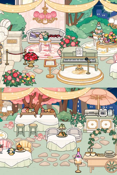 Toca World Wedding, Toca Boca Wedding, Toca Boca Park Ideas, Toca Boca Wedding Ideas, Toca Boca Hair Salon, Toca Life World Aesthetic Pfp, Bad Room Ideas, Toca Ideas, Toca Life World