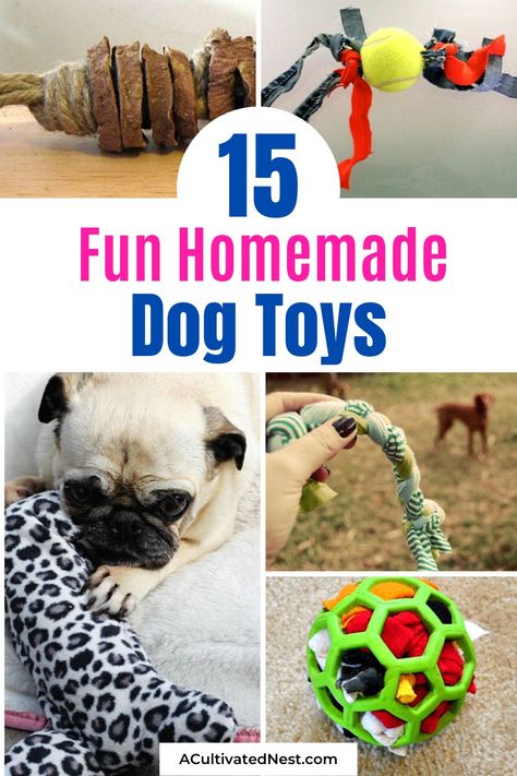 Homemade Dog Toys Diy, Dog Toys Diy Homemade, Pet Toys Diy, Diy Pet Clothes, Diy Dog Enrichment, Diy Pet Food, Make Dog Toys, Dog Enrichment Toys, Handmade Dog Toys